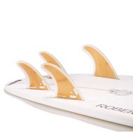 Dorsal Surfboard Fins Bamboo Hexcore Quad Set (4) Honeycomb FUT Base
