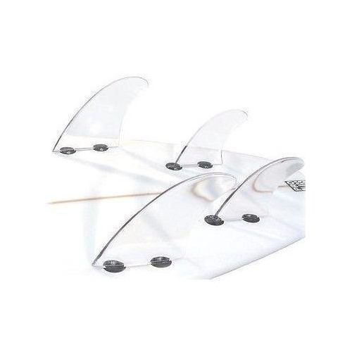  Dorsal Performance Flexrez Core Surfboard Quad Surf Fins (4) FCS Compatible Clear