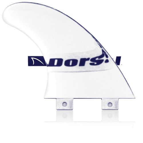  Dorsal Performance Flexrez Core Surfboard Quad Surf Fins (4) FCS Compatible Clear