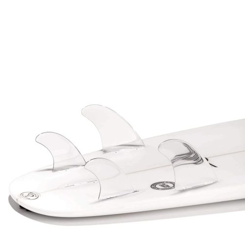  Dorsal Performance Flexrez Core Surfboard Quad Surf Fins (4) FCS Compatible Clear