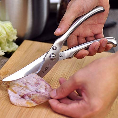  Dosreng Strong Knives Kitchen Shears Stainless Steel Poultry Fish Chicken Bone Scissors For Kitchen Worldwide Store Kitchen scissors