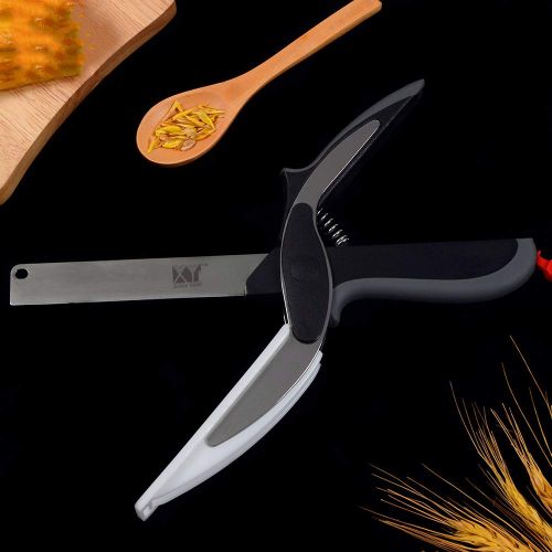  Dosreng Professional Stainless Steel Blade Kitchen Scissors Non-Slip Handle Multi-Function Clever Scissor Cutter Cooking Tool