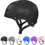 Dostar Skateboard Helmet for Kids Youth & Adults Bike Helmet for Multi-Sports Cycling Roller Skate BMX Scooter Helmet, 3 Adjustable Sizes Helmet for Toddler Men Women
