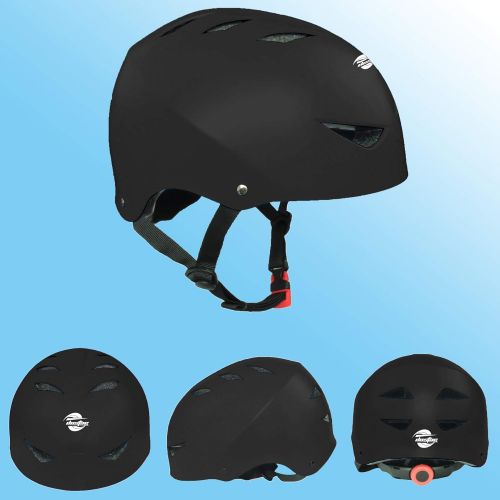  Dostar Skateboard Helmet for Kids Youth & Adults Bike Helmet for Multi-Sports Cycling Roller Skate BMX Scooter Helmet, 3 Adjustable Sizes Helmet for Toddler Men Women