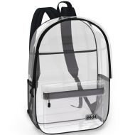 Dot&Dot Super Heavy Duty Clear Bag for School, Travel, Sports or any Outdoor Activity