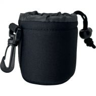 Dot Line Neoprene Lens Pouch (Black, 2.75 x 3.3