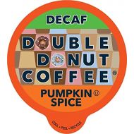 Double Donut Coffee Pumpkin Spice Medium Roast Flavored Decaf Coffee Pods for Keurig K-Cup Makers from Double Donut, 96 Capsules