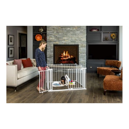  Double-Door Super-Wide Baby Gate and Play Yard
