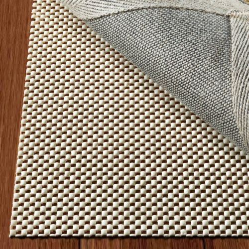  DoubleCheck Products Non Slip Rug Pad Size 8 X 10 For Hard Surface Floors Extra Strong Grip Thick Padding And