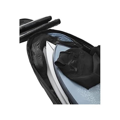  Db Journey The Djarv Surfboard Coffin | Black Out | Carries 3-4 Surfboards | Rib-Protected, Compressible, Hook-Up System Compatible