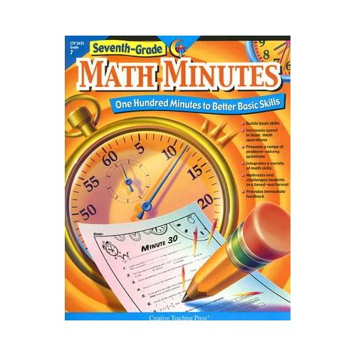  Doug Stoffel Seventh-Grade Math Minutes : One Hundred Minutes to Better Basic Skills