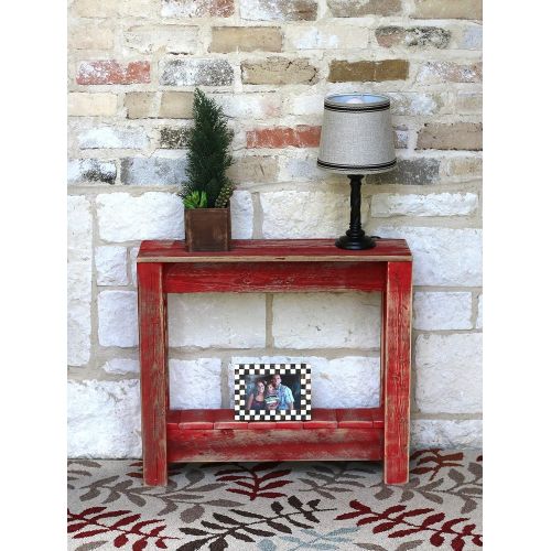  Doug and Cristy Designs Red End Table