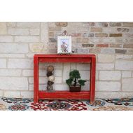 Doug and Cristy Designs 36 Red Console Table