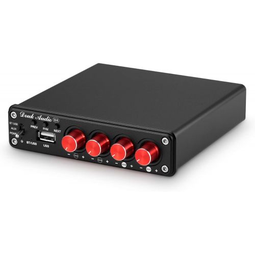  Douk Audio HiFi Bluetooth 5.0 Digital Power Amplifier Stereo 2/4 Channel Audio Amp 50W x 4