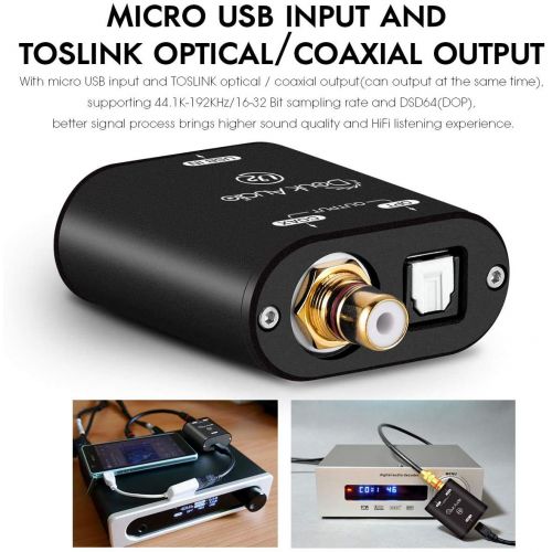  Douk Audio USB Converter XMOS XU208 Digital Interface TOSLINK Coaxial DOP SPDIF Adapter DSD64 PCM192Khz