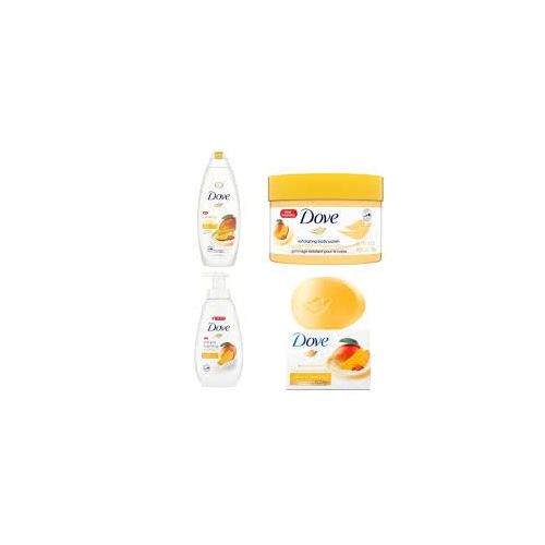  Dove glowing mango butter & almond butter, 3 count, 3.17 OZ bars, Net Total WT 9.52 OZ