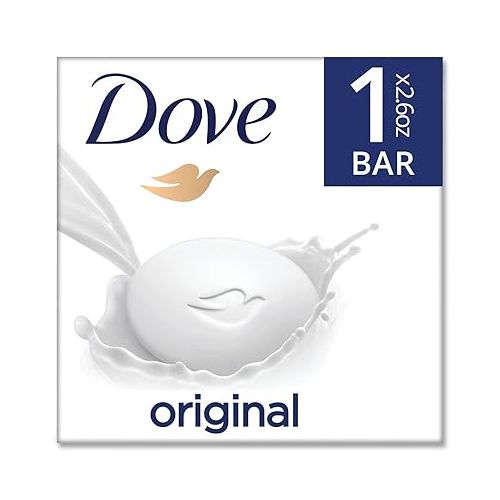  Dove 61073EA White Beauty Bar, Light Scent, 2.6 oz (UNI61073EA)
