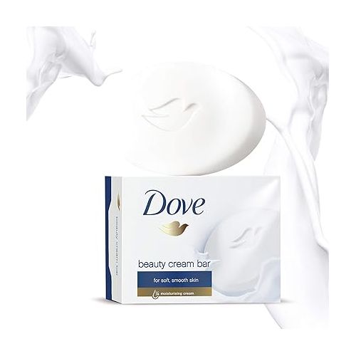  Dove White Moisturizing Cream Beauty Bar, 3.5 Ounce