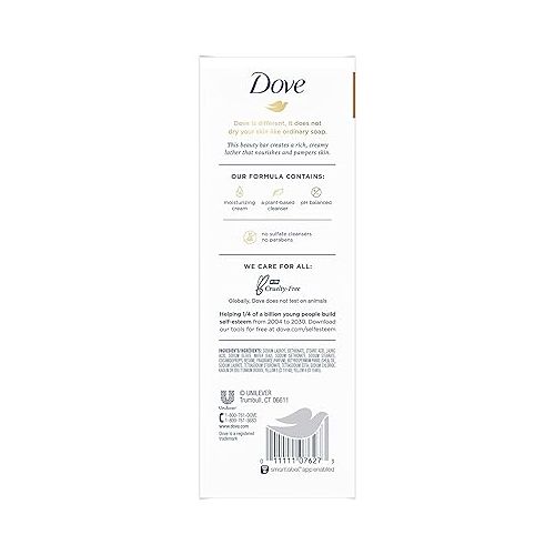  Dove Beauty Bar Gentle Skin Cleanser Pink 6 Bars Moisturizing for Soft Care More Than Soap 3.75 oz & Beauty Bar Skin Cleanser for Gentle Soft Skin 3.75 oz 8 Bars