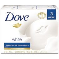 Dove Beauty Bar Gentle Skin Cleanser Moisturizing for Gentle Soft Skin Care Original Made With 1/4 Moisturizing Cream 3.17 oz, 3 Bars