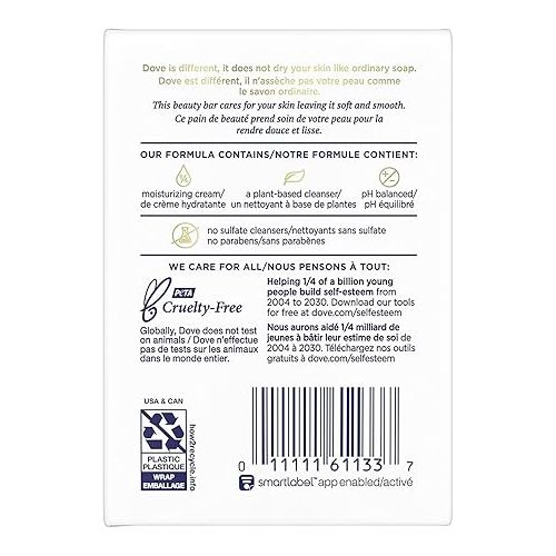  DOVE Beauty Bar White 4 oz, 2 Bar (Pack of 24)24