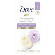 Dove Purely Pampering Beauty Bar, Sweet Cream & Peony, 4 oz bars, 6 ea (Pack of 4)