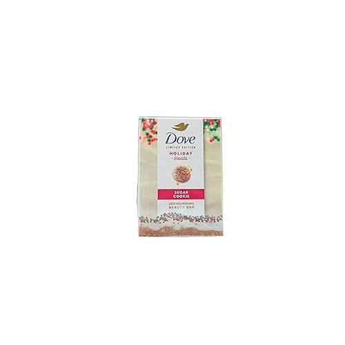  Dove Sugar Cookie Beauty Bar Soap for Deep Nourishment Limited Edition Holiday Treats 7.5 oz, 2 Count