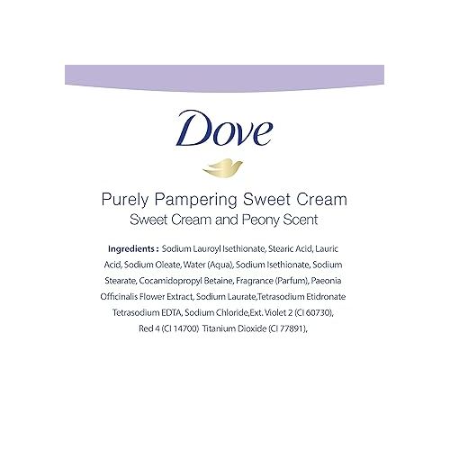  Dove Beauty Bar for Softer Skin Sweet Cream & Peony More Moisturizing Than Bar Soap 3.75 oz 2 Bars