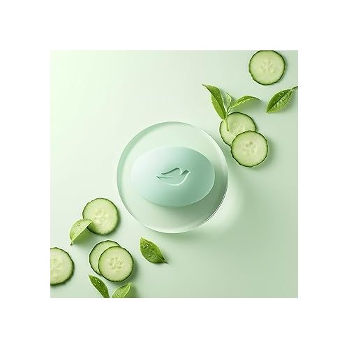  Dove Skin Care Beauty Bar For Softer Skin Cucumber and Green Tea More Moisturizing Than Bar Soap 3.75 oz, 14 Bars