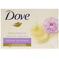 Dove Purely Pampering Beauty Bar, Sweet Cream & Peony, 4 oz bars, 6 ea (Pack of 3)