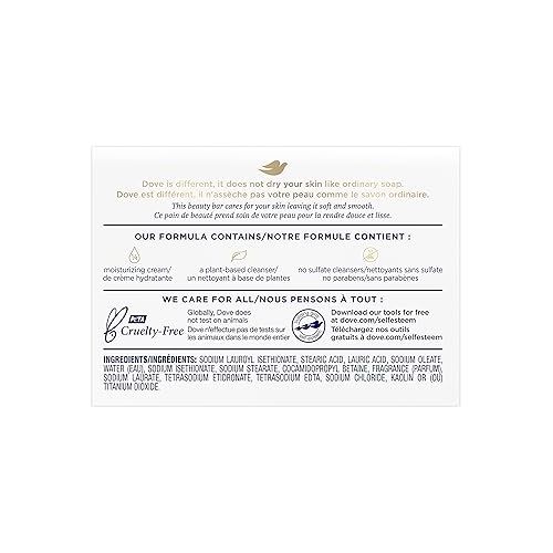  Dove Beauty Bar Gentle Skin Cleanser Moisturizing for Gentle Soft Skin Care Original Made With 1/4 Moisturizing Cream 2.6 oz, 36 Bars