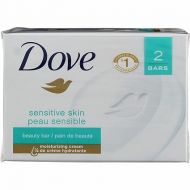 Dove Sensitive Skin Unscented Hypo-Allergenic Beauty Bar 4 oz, 2 ea (Pack of 8)