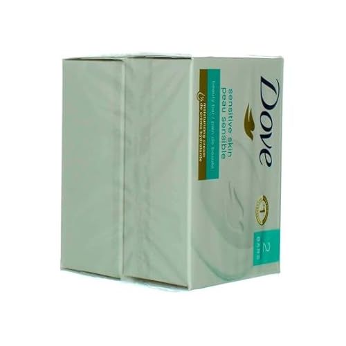  Dove Sensitive Skin Unscented Hypo-Allergenic Beauty Bar 4 oz, 2 ea (Pack of 8)