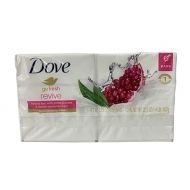 Dove Go Fresh Revive Beauty Bars, Pomegranate & Lemon Verbena, 4 oz bars, (Pack of 1 Bar)