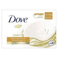 Dove Beauty Bar Soap 4Ct X 100G Creme Oil W/Moroccan Argon Oil