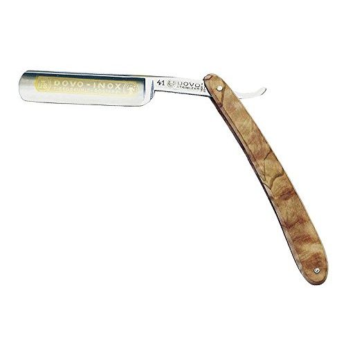  Dovo DOVO Inox Straight Razor with Olive Wood Handle 58 Inch, 10 g.