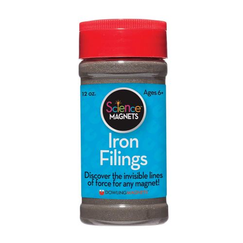  Dowling Magnets Iron Filings, Jar (12 ounces) with shaker lid