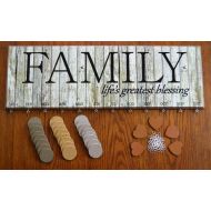 /DownhomeCraftByDiane Old Time Wood Look Family Blessing Birthday Board Kit FBOWBK