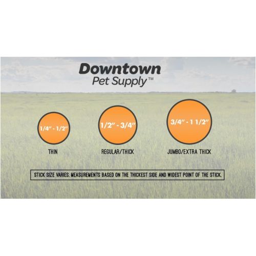  [아마존 핫딜]  [아마존핫딜]Downtown Pet Supply 6 inch Bully Sticks, Standard Regular Thick Select Dog Dental Chew Treats