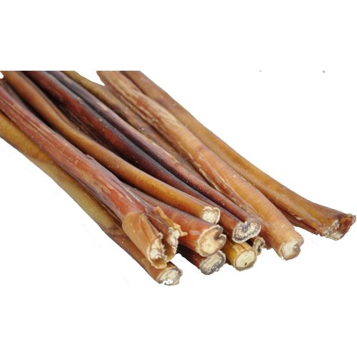  [아마존 핫딜] Downtown Pet Supply 12 Bully Sticks - Large Select Thick - Dog Chew Treats, Natural Beef Chews Makes Great Dental Dog Treats (12 inch)