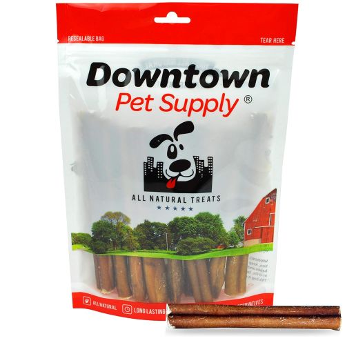  Downtown Pet Supply 6 Bully Sticks - Free Range Standard Regular Thick Select 6 inch Dog Dental Chew Treats, USDA/FDA Approved