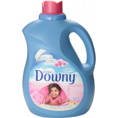  Downy Ultra Liquid Fabric Conditioner, April Fresh Scent, 103 Fl Oz (Pack of 4)
