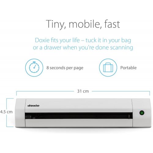  [아마존 핫딜]  [아마존핫딜]Doxie Go SE - The Intuitive Portable Scanner with Rechargeable Battery and Amazing Software