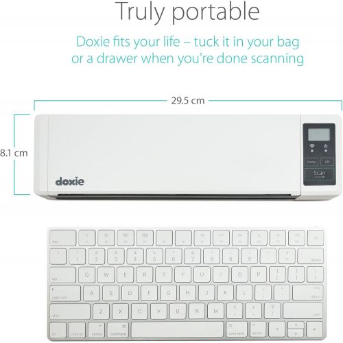  [아마존베스트]Doxie Q - Wireless Rechargeable Document Scanner with Automatic Document Feeder (ADF)