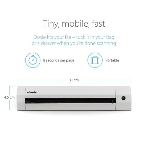  Doxie Go SE - The Intuitive Portable Scanner with Rechargeable Battery and Amazing Software