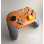 /Doylescustoms Spice orange gamecube theme switch pro controller.