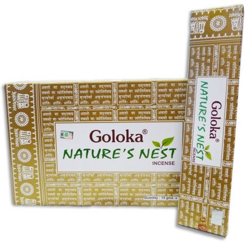  인센스스틱 Goloka Natures Nest Incense Sticks-15grams(12packs)