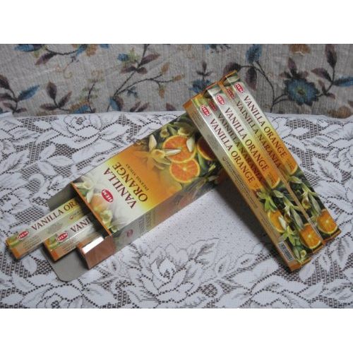  인센스스틱 Dpnamron 1 X Vanilla Orange - Box of Six 20 Stick Tubes - HEM Incense