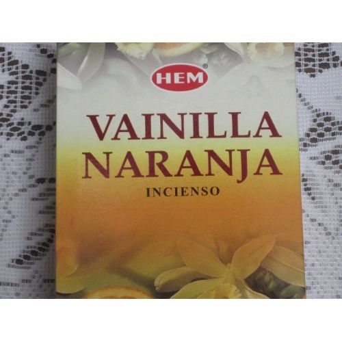  인센스스틱 Dpnamron 1 X Vanilla Orange - Box of Six 20 Stick Tubes - HEM Incense