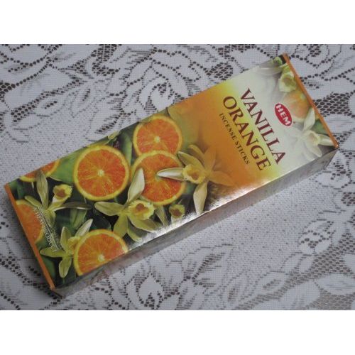  인센스스틱 Dpnamron 1 X Vanilla Orange - Box of Six 20 Stick Tubes - HEM Incense